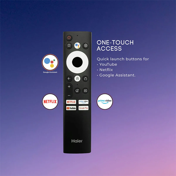 Haier 32-inch HD Ready Smart LED TV with Linux OS, Box Speakers, and HDR support. | HD Ready Bezel-less Display | Linux Smart TV Platform | HDR Support | 16W Audio Output | Dolby Digital Decoder | Multiple Connectivity Options | 60Hz Refresh Rate-LE32A7-N