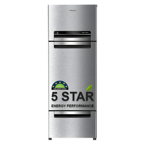 Whirlpool 215 L Frost Free Triple Door Refrigerator with 6th Sense ActiveFresh Technology, Reciprocatory Compressor, and Dedicated Fruit/Vegetable Zone (Alpha Steel)-20807