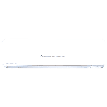 Mitsubishi Heavy 1.6 Ton 3 Star Fixed Speed Split AC (Copper Condenser, R-410a Refrigerant, White) - Powerful 5925W Cooling with Jet Air Flow & Anti-Bacterial Filter for Rooms up to 150 Sq. Ft-SRK20CSS-S6