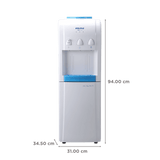 VOLTAS Minimagic Pure R Hot, Cold & Normal Top Load Water Dispenser with Cooling Cabinet (White)-6210474