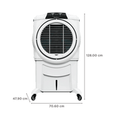 Symphony Sumo 115 XLI Desert Air Cooler with Remote For Home with Honeycomb Pads, Powerful +Air Fan, i-Pure Console and Low Power Consumption (SUMO115XL I, Grey)