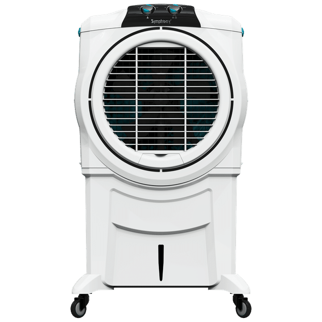Symphony Sumo 115 XL Desert Air Cooler - 115L Capacity, High-Efficiency Honeycomb Cooling, Powerful +Air Fan, i-Pure Technology, 195W Low Power Consumption, Multi-Directional Wheels, Ideal for Rooms up to 40 sq. m (430 sq. ft)