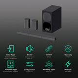 Sony 5.1 Channel Dolby Digital Soundbar home theatre system with Bluetooth Connectivity (Black)-HT-S20R