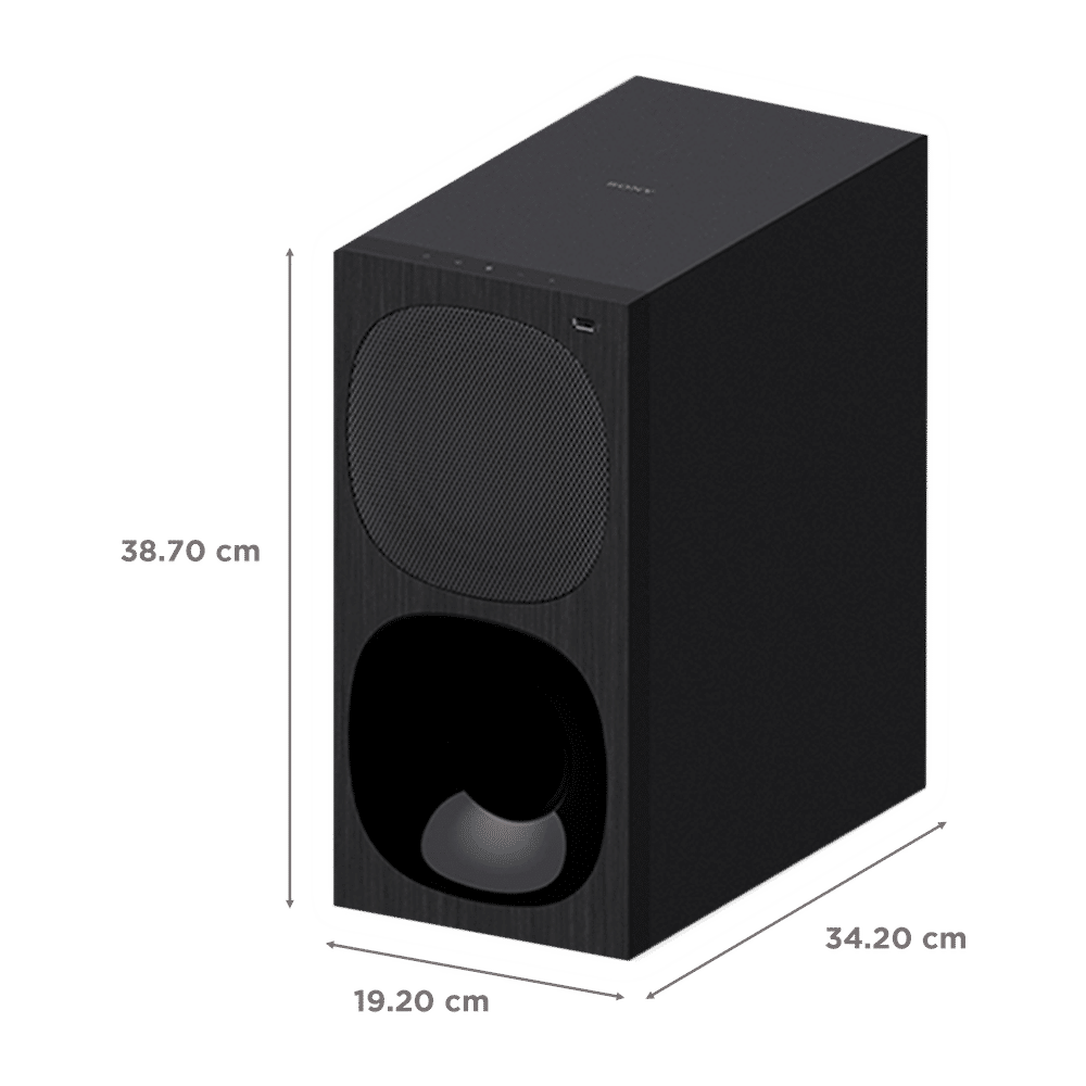Sony 5.1 Channel Dolby Digital Soundbar home theatre system with Bluetooth Connectivity (Black)-HT-S20R