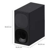 Sony Real 5.1ch Dolby Audio Soundbar  with Subwoofer & Wireless Rear Speakers, (600W) HT-S40R