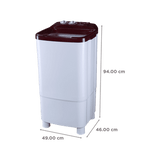 Onida Liliput 9kg Semi-Automatic Top Load Washing Machine | Ideal for Large Families | Storm Pulsator Wash & HydroLogic Pulsator | Shock & Rust Proof Body | Lava Red- W90W