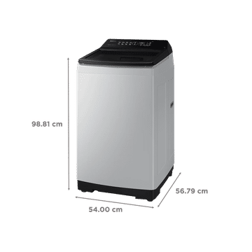 Samsung 7 Kg, Inverter Ecobubble, 5 Star, Fully Automatic Top Load Washing Machine (WA70BG4441BYTL,Grey)