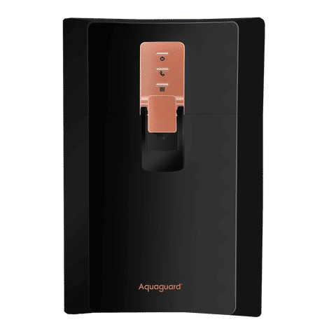 Aquaguard Superio 5L RO + UV + MTDS + SS Smart Water Purifier with Active Copper Zinc Booster Tech and 7 Stage Purification (Black/Metallic Copper)
