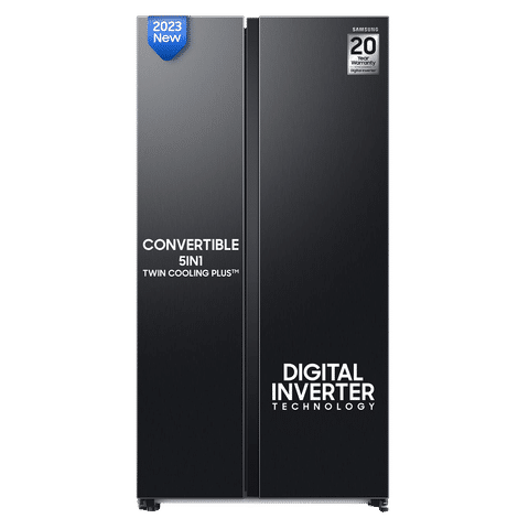 SAMSUNG 653 Litres 3 Star Side by Side Refrigerator with AI Energy Mode- (RS76CG8113B1HL)