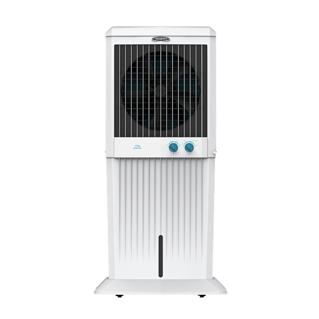 Symphony Storm C-100 XL 95 Litres Tower Air Cooler (Honeycomb Pad,  White)