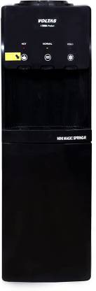 Voltas Spring-R Water Dispenser with Three Temperature Refrigerator (Black Color) Bottled Water Dispenser