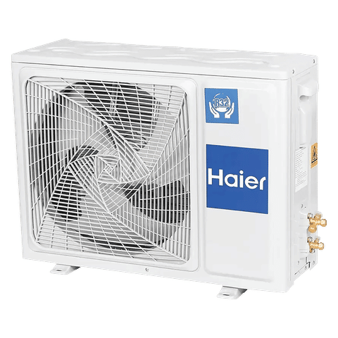 Haier Elegante Heavy Duty 1 Ton 5-Star Inverter Split AC (3600W 100% Cooling Capacity, 5.15 ISEER, Copper Heat Exchanger, R32 Refrigerant, Includes 3m Copper Tube & 3.5m Power Cord, Premium Inverter System)-HS14E-TXS5BN