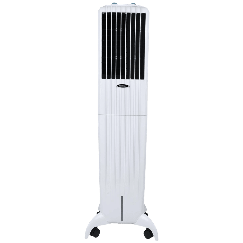Symphony Diet 50T 50 Litres Tower Air Cooler with i-Pure Technology (Cool Flow Dispenser, White)