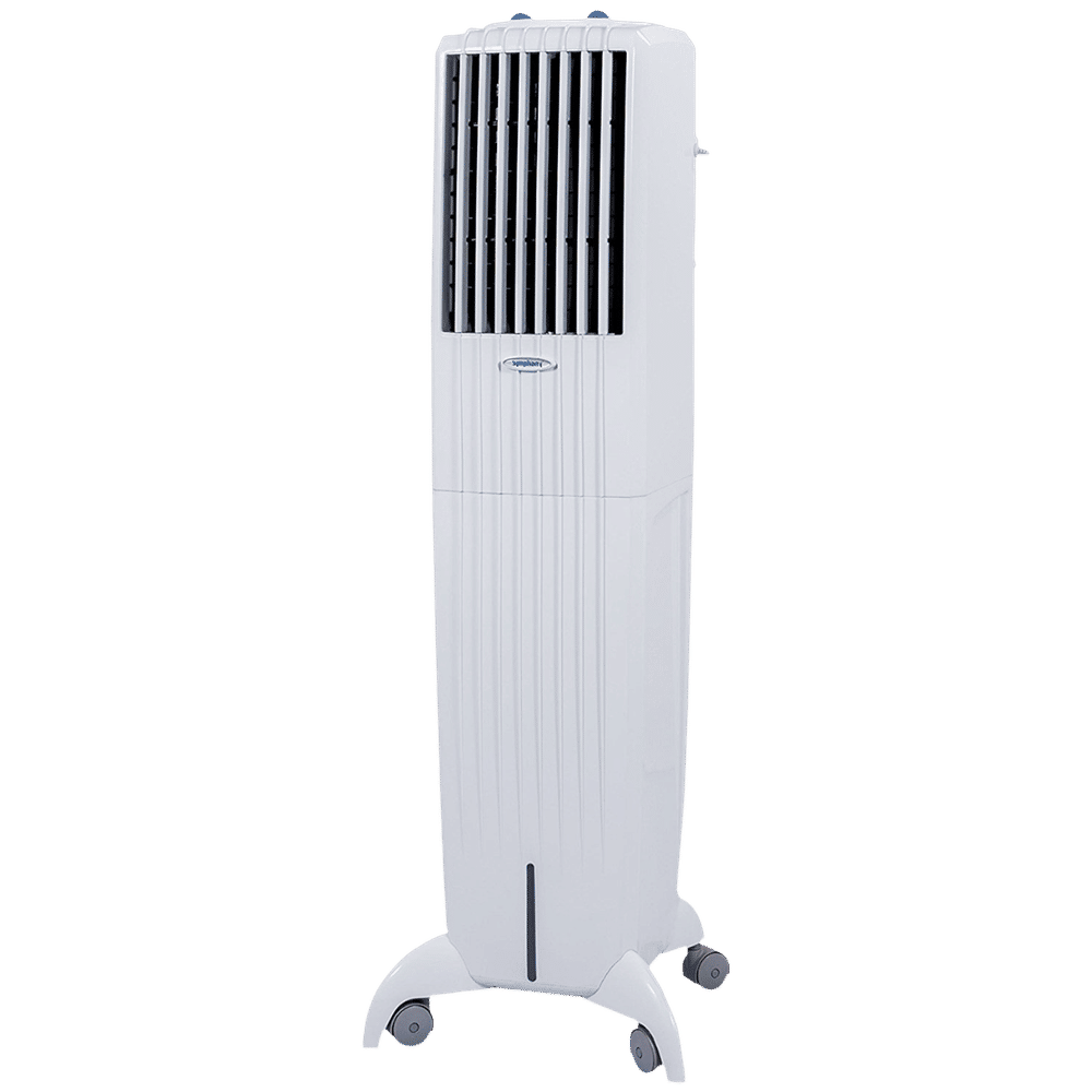 Symphony Diet 50T 50 Litres Tower Air Cooler with i-Pure Technology (Cool Flow Dispenser, White)