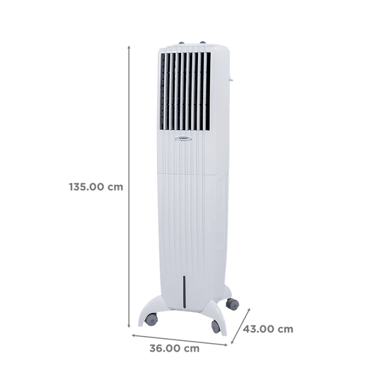 Symphony Diet 50T 50 Litres Tower Air Cooler with i-Pure Technology (Cool Flow Dispenser, White)