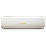 O General 1.5 Ton 2 Star Fixed Speed Split Air Conditioner | R32 Refrigerant | 100% Copper Condenser | Hyper Tropical Rotary Compressor | Coanda Airflow | Anti-Bacterial Filter | Blue Fin Coating | High Cooling @ 52°C-(ASGA18BMAA-B, White)