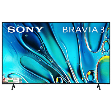 Sony BRAVIA 3 65 Inch (165.1 cm) Ultra HD 4K Smart TV | 4K HDR Processor X1 | Dolby Vision & Atmos | HDMI 2.1 with VRR | Eco Remote | Built-in Mic | Perfect for Home, Entertainment, and Gaming-65S30
