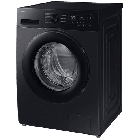 Samsung 12 kg, 5 Star, AI Ecobubble, Super Speed, Wi-Fi, Hygiene Steam with Inbuilt Heater, Digital Inverter, Fully-Automatic Front Load Washing Machine (WW12DG5B24ABTL, AI EcoBubble, Black)