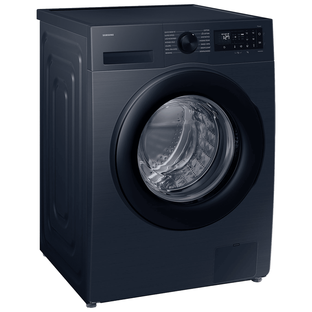 Samsung 9 kg, 5 star, AI EcoBubble, Super Speed, Wi-Fi, Hygiene Steam with Inbuilt Heater, Digital Inverter, Fully-Automatic Front Load Washing Machine (WW90DG5U24ASTL, Navy)