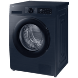 Samsung 9 kg, 5 star, AI EcoBubble, Super Speed, Wi-Fi, Hygiene Steam with Inbuilt Heater, Digital Inverter, Fully-Automatic Front Load Washing Machine (WW90DG5U24ASTL, Navy)