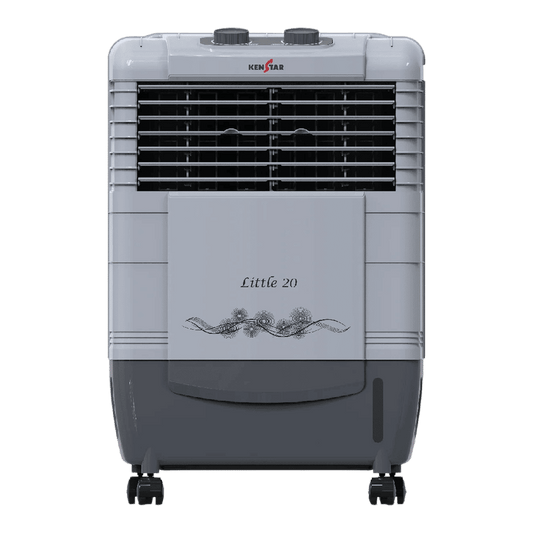 KENSTAR Little HC 20 Litres Personal Air Cooler with Quadra Flow Technology (Dust Filter, Grey)