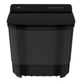 Haier 14 Kg 5 Star Semi-Automatic Top Load Washing Machine with Twin Load & Soft Closing Toughened Glass Lid (Black)-HTW140-178BK