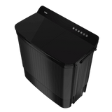 Haier 14 Kg 5 Star Semi-Automatic Top Load Washing Machine with Twin Load & Soft Closing Toughened Glass Lid (Black)-HTW140-178BK