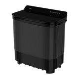 Haier 14 Kg 5 Star Semi-Automatic Top Load Washing Machine with Twin Load & Soft Closing Toughened Glass Lid (Black)-HTW140-178BK