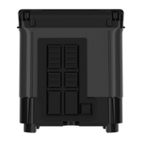 Haier 14 Kg 5 Star Semi-Automatic Top Load Washing Machine with Twin Load & Soft Closing Toughened Glass Lid (Black)-HTW140-178BK