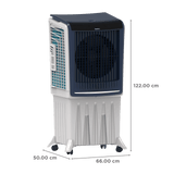 Symphony Silenzo 120i Desert Cooler | Super Silent Operation Powered by Owl Wing Fan | Honeycomb Pads | i-Pure+ Technology | CFD Technology | Remote & Touchscreen | (SILENZO120I)