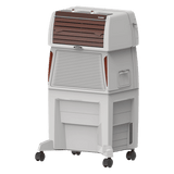 SYMPHONY TOUCH 50 Air Cooler| 185W Power Consumption | Suitable for Rooms up to 18 m² | Auto Louver Movement | Efficient Blower | Honeycomb Cooling Pads | Cool Flow Dispenser | Compact Design (97 cm Height) | Durable Engineering Plastic Body