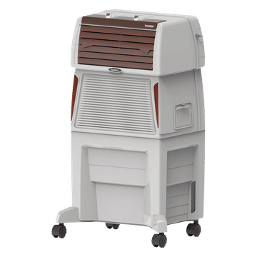 SYMPHONY TOUCH 50 Air Cooler| 185W Power Consumption | Suitable for Rooms up to 18 m² | Auto Louver Movement | Efficient Blower | Honeycomb Cooling Pads | Cool Flow Dispenser | Compact Design (97 cm Height) | Durable Engineering Plastic Body