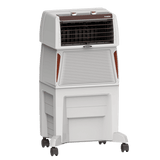 SYMPHONY TOUCH 50 Air Cooler| 185W Power Consumption | Suitable for Rooms up to 18 m² | Auto Louver Movement | Efficient Blower | Honeycomb Cooling Pads | Cool Flow Dispenser | Compact Design (97 cm Height) | Durable Engineering Plastic Body