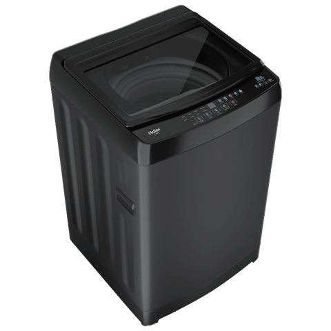 Haier 10.5 kg Fully Automatic Top Load Washing Machine (Black, Ultra Fresh Air, Pillow Shape Drum, Balance Clean Pulsator)-HWM105-316BK