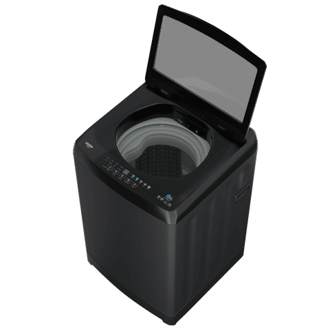 Haier 10.5 kg Fully Automatic Top Load Washing Machine (Black, Ultra Fresh Air, Pillow Shape Drum, Balance Clean Pulsator)-HWM105-316BK