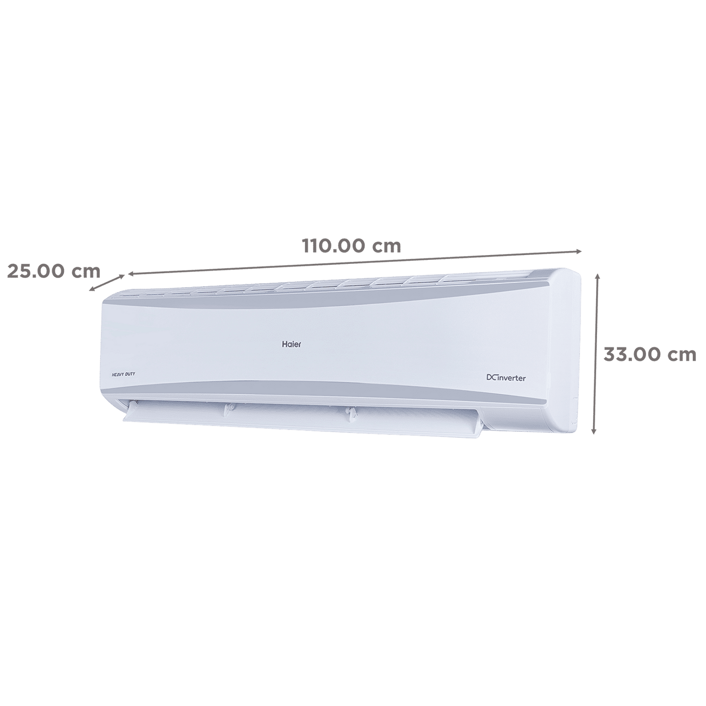 Haier Heavy Duty 2 Ton 5-Star Inverter Split AC - 5.05 ISEER, 100% Copper Heat Exchanger, R-32 Refrigerant, 6000W Full Cooling Capacity, Premium White Finish-(HS24HD-ANW5BN)
