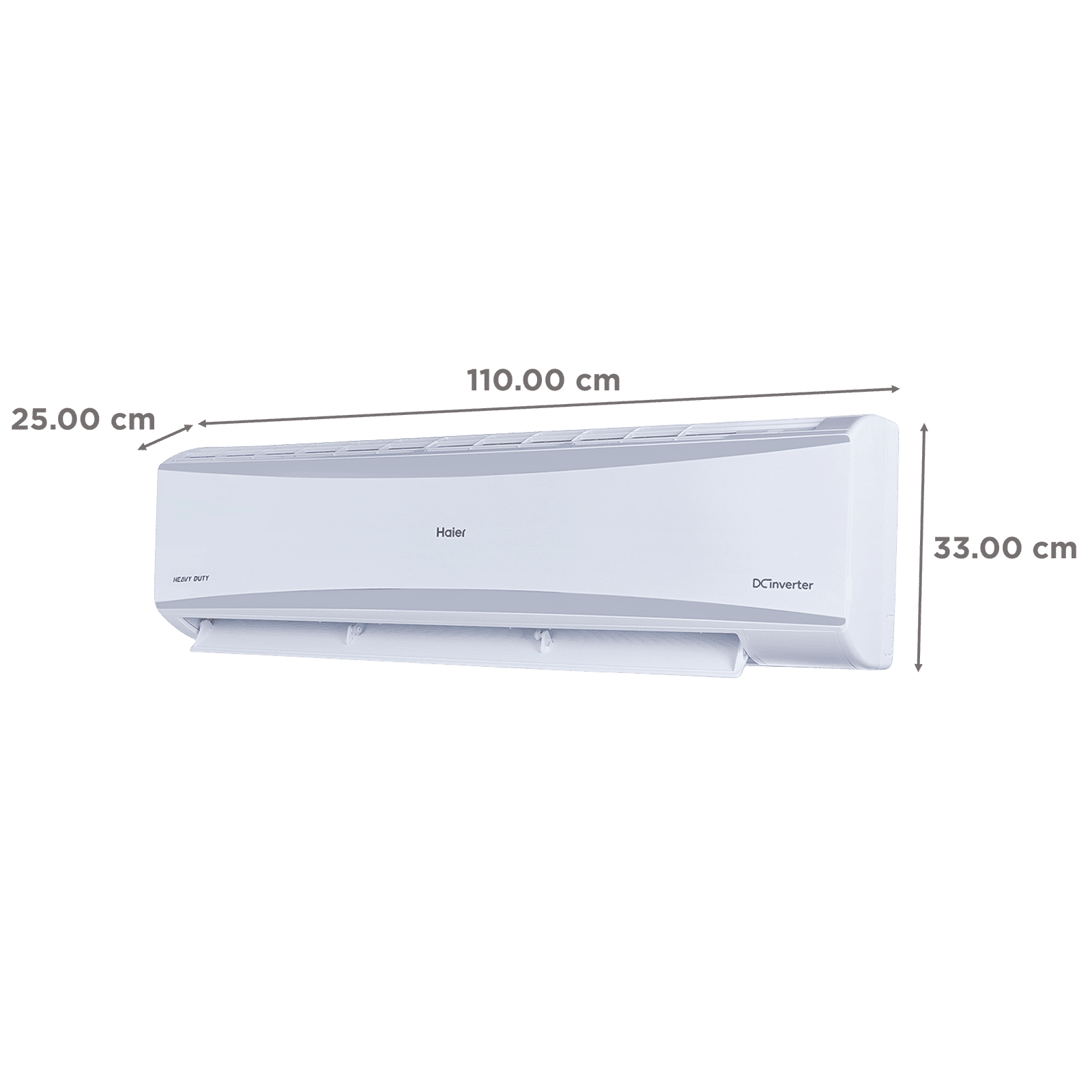 Haier Heavy Duty 2 Ton 5-Star Inverter Split AC - 5.05 ISEER, 100% Copper Heat Exchanger, R-32 Refrigerant, 6000W Full Cooling Capacity, Premium White Finish-(HS24HD-ANW5BN)