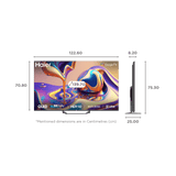 Haier 140cm (55 inch) 4K QLED Smart Google TV with Dolby Audio | Hands-Free Voice Control | HDR10 | MEMC | 2GB RAM & 32GB ROM | QLED Technology- H55S80FUX