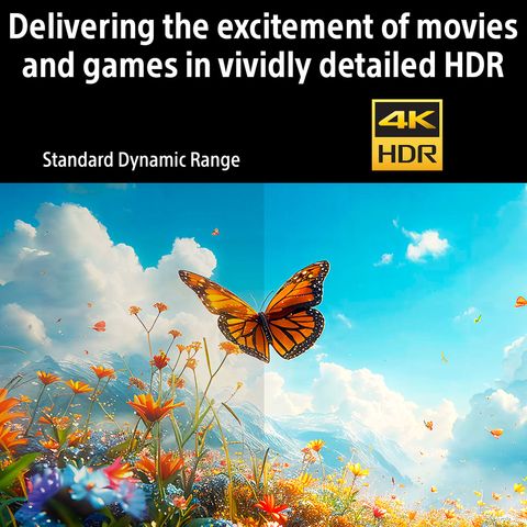Sony BRAVIA 55"  4K HDR | Google TV | 4K Processor X1 | Dolby Atmos | Direct LED | HDMI 2.1 ALLM/eARC | Wi-Fi 6|PS5 Optimized Auto HDR Tone Mapping (Flush Surface Design) – K-55S25M2