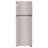 Haier 268L 2 Star Frost Free Double Door Refrigerator Flat Door Nickel Steel HRF-3182IBNSA-P