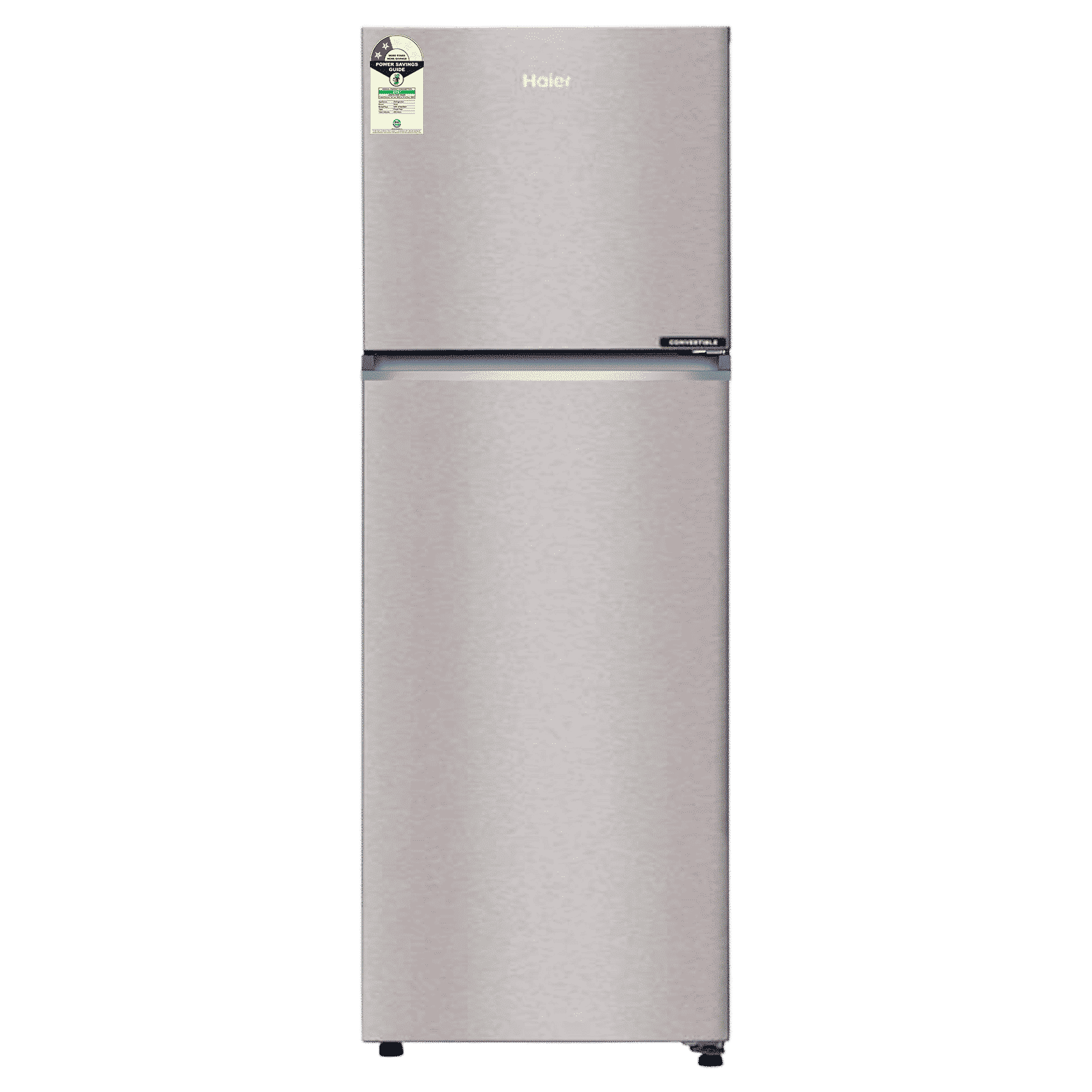 Haier 268L 2 Star Frost Free Double Door Refrigerator Flat Door Nickel Steel HRF-3182IBNSA-P