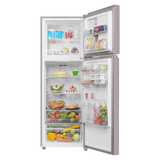Haier 328 Litres 2 Star Frost Free Double Door Convertible Refrigerator with One Hour Icing Technology (HRF-3782BNSA-P, Nickel Steel)