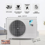 Daikin 1.5 Ton 5-Star Inverter Split AC (Copper Condenser, 5000W Cooling, 5.7 ISEER, 7 Hepta Sense, 4-Way Swing, R32 Refrigerant, PM 2.5 Filter, Dew Clean Tech, White)-ATKM50XV16MKB