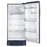 LG 224L 5-Star Smart Inverter Direct Cool Single Door Refrigerator,Base Stand Drawer, Toughened Glass Shelves, Anti-Bacterial Gasket, Stabilizer Free Operation, Anti-Rat Bite Protection, 117 kWh Consumption-(GL-D2356ZARS, Royal Spring Blue)