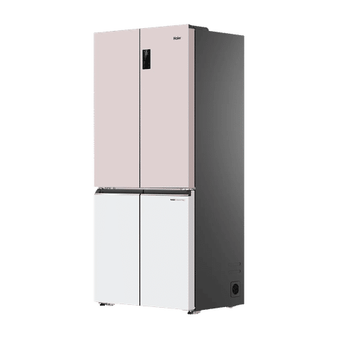 Haier 520L 3-Star Inverter Side-by-Side 4-Door Refrigerator (HRB-600RW, Rosette White, R600a Refrigerant)