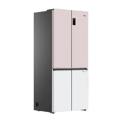 Haier 520L 3-Star Inverter Side-by-Side 4-Door Refrigerator (HRB-600RW, Rosette White, R600a Refrigerant)
