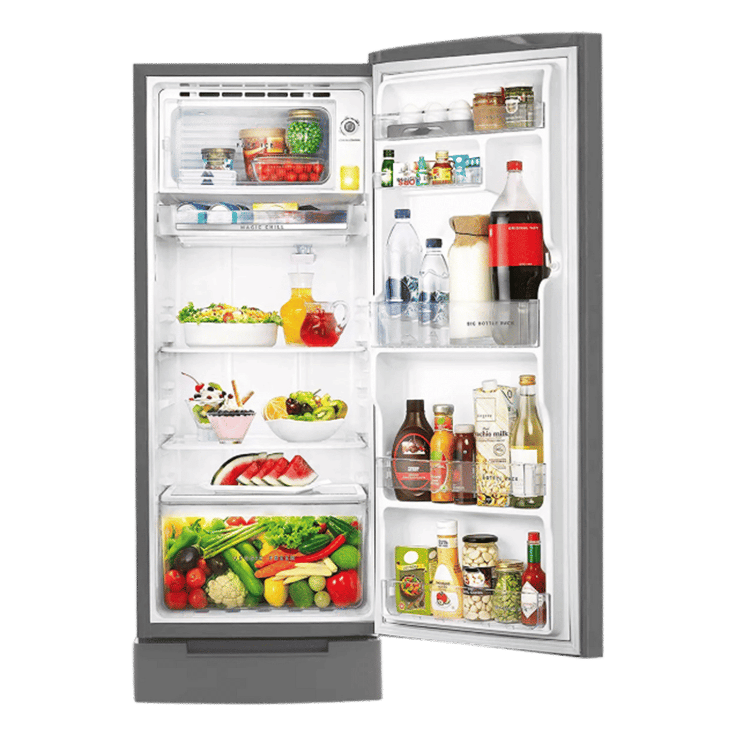 Whirlpool Ice Magic Pro 192 Litres 3 Star Direct Cool Single Door Refrigerator with Microblock Technology (73675, Grey)