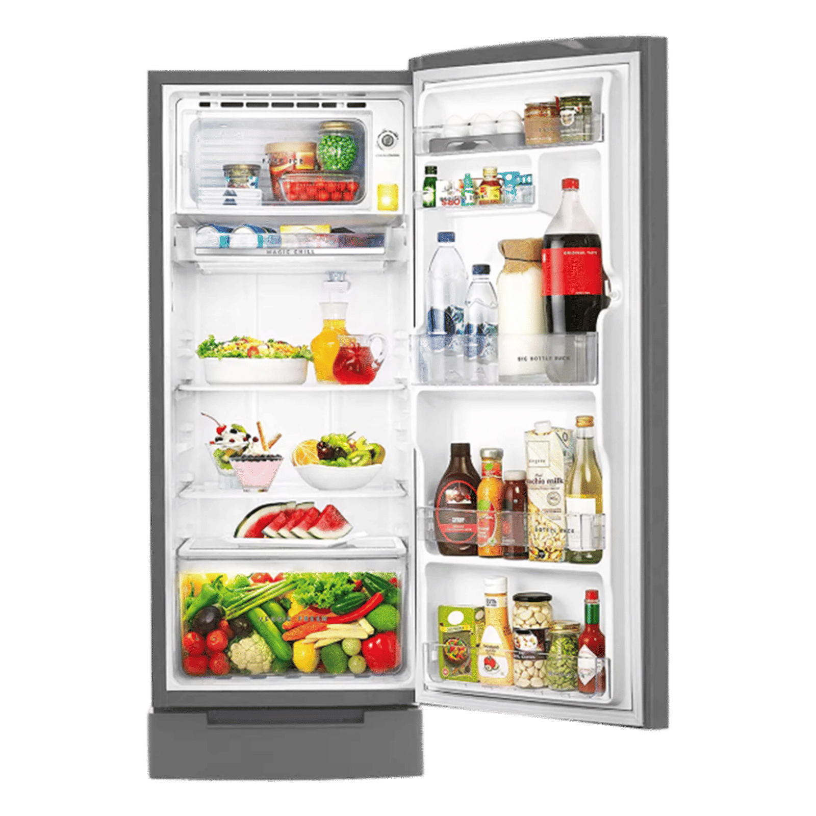 Whirlpool Ice Magic Pro 192 Litres 3 Star Direct Cool Single Door Refrigerator with Microblock Technology (73675, Grey)