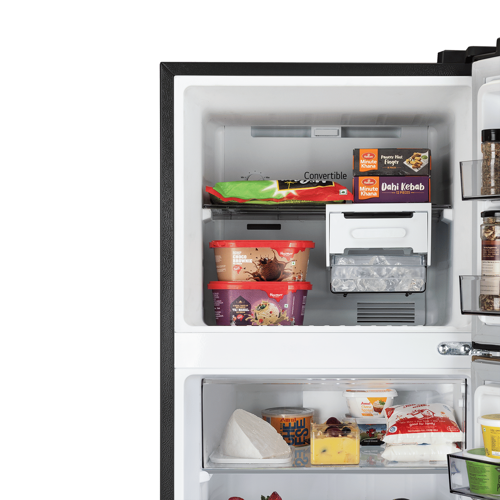 LG 251L,2 Star Double Door Refrigerator, Convertible, Auto Smart Connect, Smart Inverter Compressor, Multi Air Flow, Scarlet Lotus.(GLT2526XWSL.ASLZEBN)