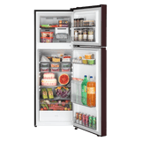 LG 251L,2 Star Double Door Refrigerator, Convertible, Auto Smart Connect, Smart Inverter Compressor, Multi Air Flow, Scarlet Lotus.(GLT2526XWSL.ASLZEBN)
